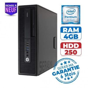 Hp ProDesk 600 G1 SFF Pc Bureau - P G3420 - RAM 4Go - 500Go SATA - Remis à neuf