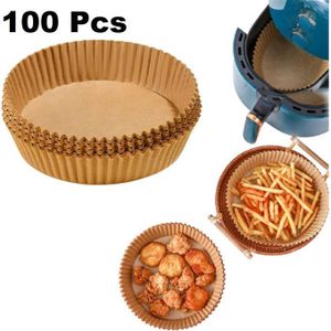 Offre RamadanPanier en papier pour friteuse à Air, papier de cuisson pour ait fryer 100 pcs