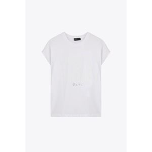Marwa T-Shirt Imprimé En Relief - White