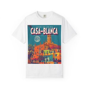 CAPRI T-shirt Design URBAN STYLE VILLE CASA BLANCA & Unisexe en 100% coton