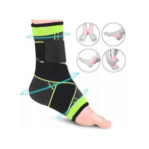 Bande du pied et protège fitness cheville 1 Paire de nylon