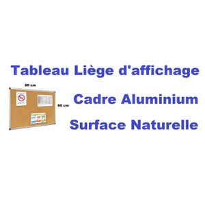 Tableau d'affichage surface en liège 40x60 cm - HORNBACH