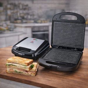 Luxus Panini Sandwiches Maker Granit Antiadhésive Barbecue sans huile sans beurre