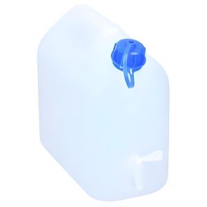 Bidon d'eau - Avec Robinet - Stockage et Distribution - Blanc / 5 Litres
