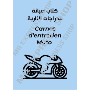 Carnet d’entretien moto et scooter 52 pages 