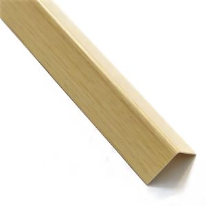 Cornière - Bois Clair - Protection d'angle - Laiton