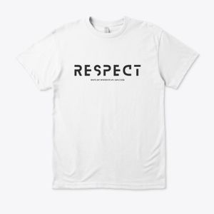 RESPECT Normal uni T-shirt white - White