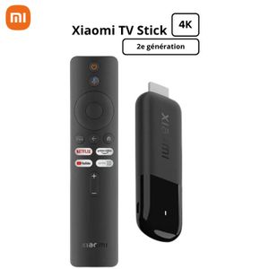 XIAOMI TV Stick 4K (2ème Génération) Ultra HD - Wi-Fi 6 - 2Go / 8Go - Google TV™ - Garantie 1 an