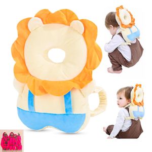 Coussin de Protection Bébé Anti-Chute – Design Lion + Sticker 