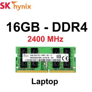 SK Hynix Ram 16GB DDR4 2400MHz PC4-2400 SO-DIMM  pour Ordinateur Portable et Pc Mini