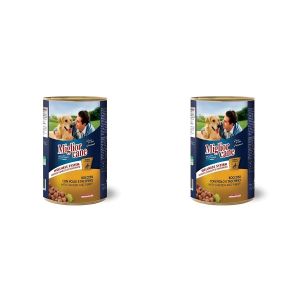 Morando Pâté pour chien - Poulet et Dinde - Alimentation complète - 405g