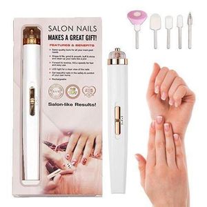 Machine de Manucure et Pédicure Électrique 5 en 1 – Kit Complet Perceuse à Ongles, Lime et Ponceuse Rechargeable USB avec LED Professionnelle