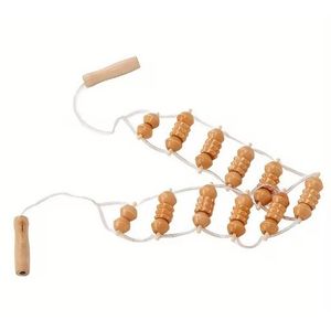 masseur en bois pour la mise en forme du corps, masseur de cellulite, soulagement musculaire Outil de massage thérapeutique en bois, rouleau de massage en bois pour le dos,