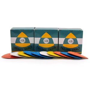 10 craies de tailleur colorées pour tissus, marqueurs