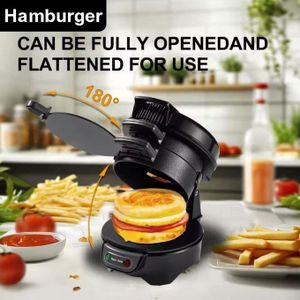 General Machine électrique 3 en 1 pour hamburger et petit-déjeuner – rapide, pratique, prépare des sandwichs délicieux en quelques minutes avec design compact et facile à nettoyer
