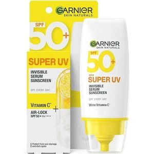 Sérum Solaire Invisible Super UV SPF 50+ avec Vitamine C - Skin Naturals