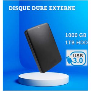 Seagate Disque Dur Externe HDD Portable 2,5 - 1TB / 1TO (1000GB