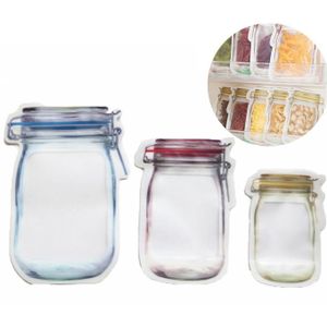 مجموعة من 3 وحدات تخزين طعام مبتكرة، بأحجام مختلفة