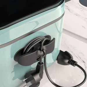 Organisateur Câble Auto-adhésif en Silicone Lot de 3 pour Cuisine et Bureau