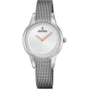 Festina Un véritable bijou de l'horlogerie cette belle montre au bracelet milanais et avec strasses pour femmes - F20494/1