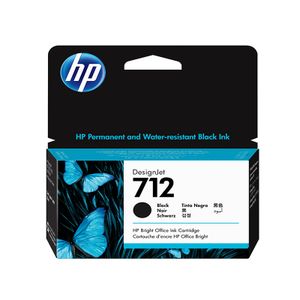 Hp 712 Noir - Cartouche d'encre d'origine (3ED70A)