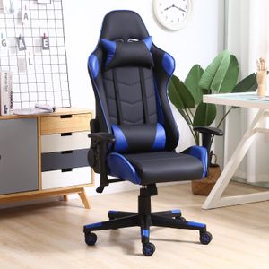 Dansmamaison.ma GAMING Fauteuil de bureau - Bleu / Noir