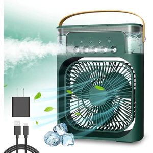 مروحة مرطبة متنقلة، مكيف هواء، عن طريق USB
