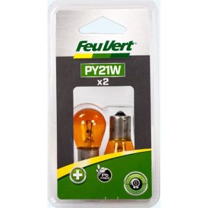 2 Ampoules Feu Vert P21/5W - Feu Vert