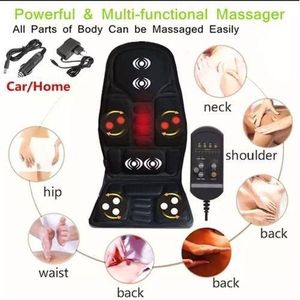 Masseur de Siège Avec Chaleur Et Vibrations Relax Des Muscles Maison voiture