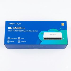 Ruijie Switch Gigabit RG-ES08G-L 8 Ports 10/100/1000 Mbps Desktop Plug and Play