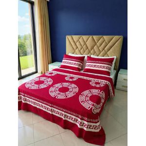 Ensemble drap-housse + drap plat + taie d’oreiller – 6pieces