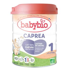 babybio Caprea 1 Lait Infantile Bio au Lait de Chèvre 800g – 0 à 6 mois