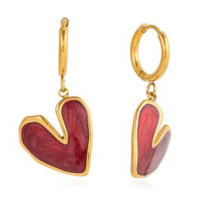 Clémentine Paris Boucles d'oreilles de luxe pour femme plaqué or élégantes à la mode OGN133