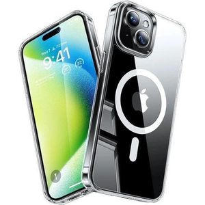 Case Pochette Souple Liquid pour IPhone 15 transparent MagSaf anti-collision