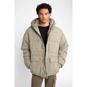 Defacto Coupe Régulière Puffer Veste - Kaki Clair – A2540AX