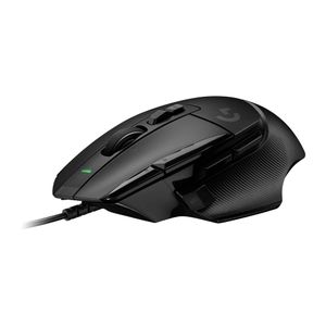 Logitech G502 X فأرة ألعاب سلكية - LIGHTFORCE أزرار رئيسية هجينة بصرية-ميكانيكية، مستشعر ألعاب HERO 25K، متوافقة مع الكمبيوتر - macOS/Windows - أسود
