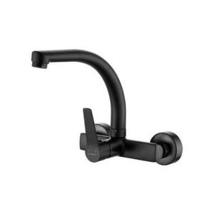 Robinet Mitigeur Cuisine Flexible Noir Orientable - SILAMP