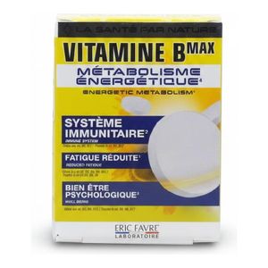 Eric Favre Vitamine B Max - Soutien Métabolisme Énergétique et Système Immunitaire - 60 Comprimés