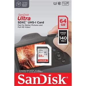 Sandisk Extreme Compact Flash Card 64Gb Carte Mémoire Vitesse 120 Mo/s FHD  UDMA 7 VGP 20 à prix pas cher