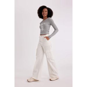 Pantalon taille tres sales haute pas cher