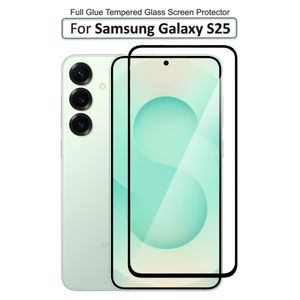 Protecteur d'écran Glass pour Samsung Galaxy S25 5G, anti-rayures, anti-chocs, haute transparence, installation facile