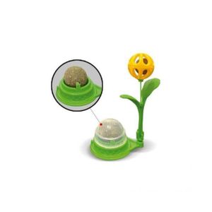 Jouet interactif à l'herbe catnip à chat avec clochette CATXUP catpet 