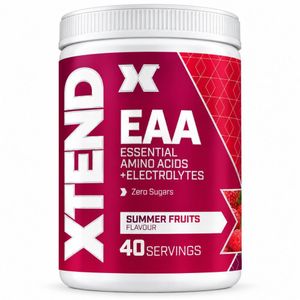 Scivation XTEND EAA Essential Amino Acids + Electrolytes 304 g Summer Fruits | Sans Sucre | 40 Portions