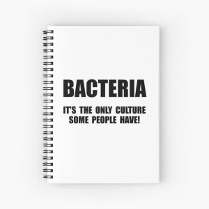 Bacteria Culture Spiral Notebook Bloc note