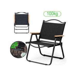 Chaise de camping pliante, légère et robuste pour sorties et randonnées