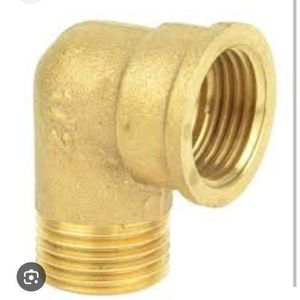 Coude mâle  /femelle  en cuivre diamètre 1/2 pour pour installation diamètre 16