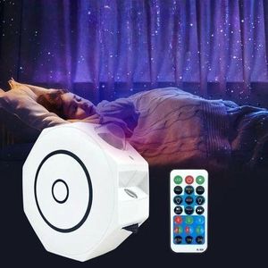 Projecteur laser vert avec haut-parleur pour enfants, veilleuse étoilée à LED, lune itude, arc-en-ciel, décoration de chambre, Noël, galAct