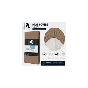 RICHBOND Drap Housse 160x200 (100% Cotonelle) - Idéal Matelas Jusqu'à 