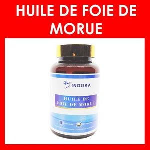 Huile de Foie de Morue (Cod Liver Oil) de 30 ml - 100% Naturelle - Hemani