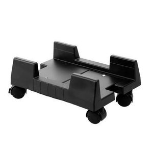 support pour unité centrale, en plastic ABS avec 4 roulettes, réglable .